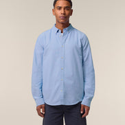 Organic Cotton Oxford Long Sleeve Shirt: Mens