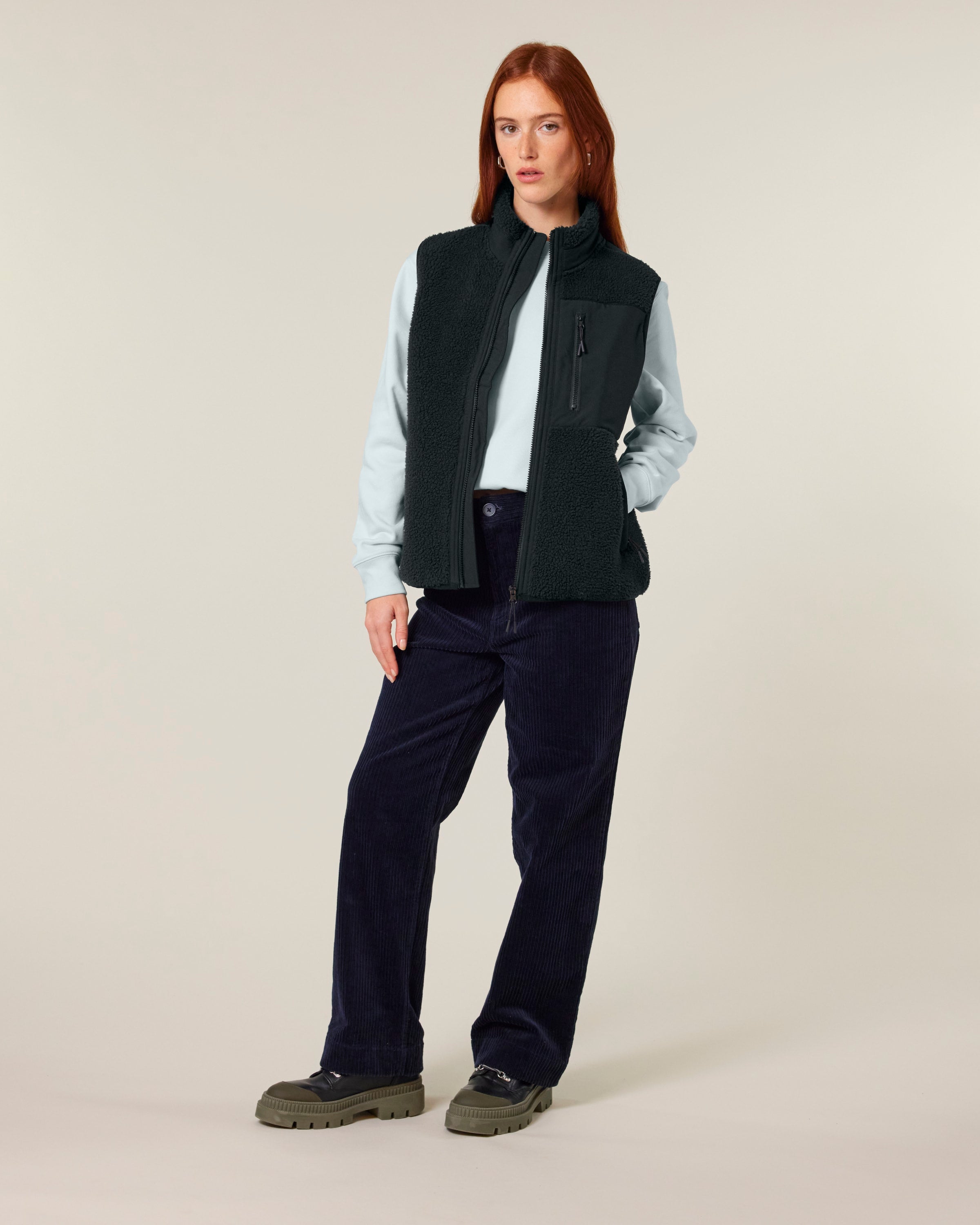 Sherpa Fleece Bodywarmer: Unisex