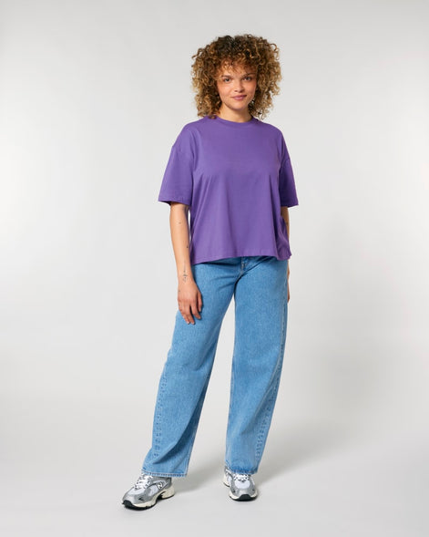 Organic Colours Boxy T-shirt: Womens