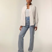 Organic Poplin Long Sleeve Shirt: Women's