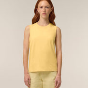 Organic High Neck Tank Top: Women's