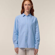 Organic Cotton Oxford Long Sleeve Shirt: Women's