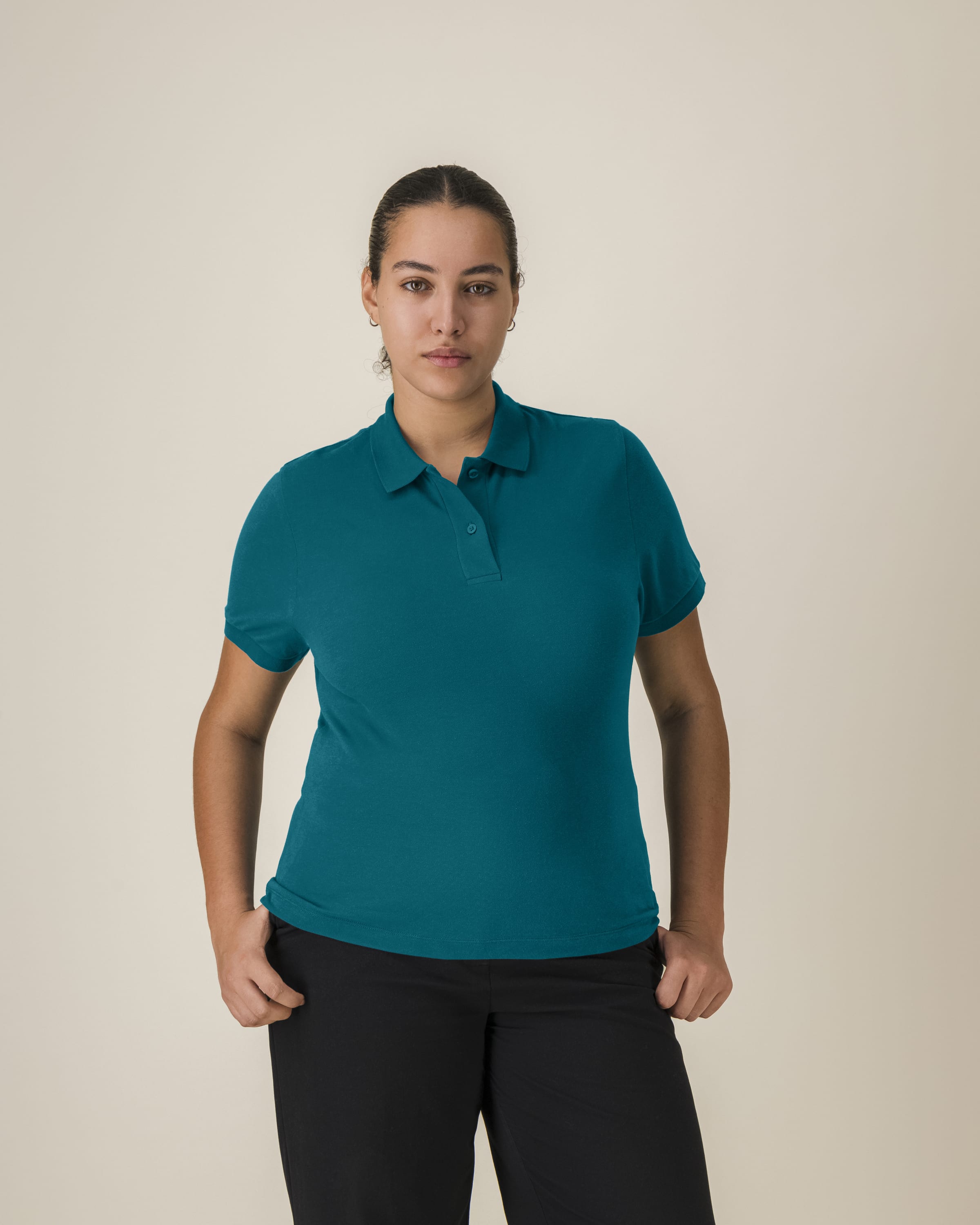 Organic Lightweight Polo Shirt: Women's