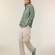 Organic Poplin Long Sleeve Shirt: Women's