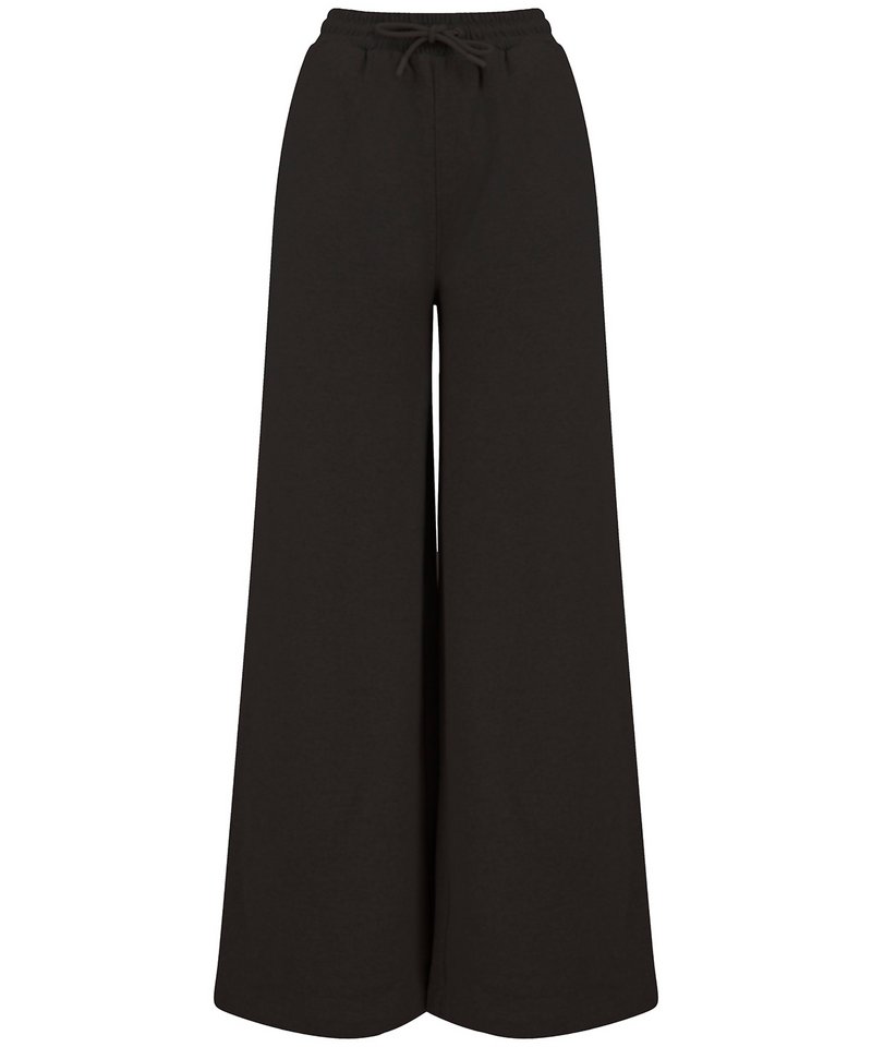 Regenerated Cotton Wide Leg Joggers: Women's