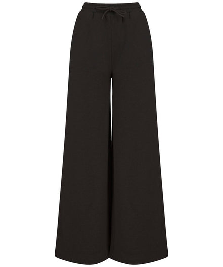 Regenerated Cotton Wide Leg Joggers: Women's