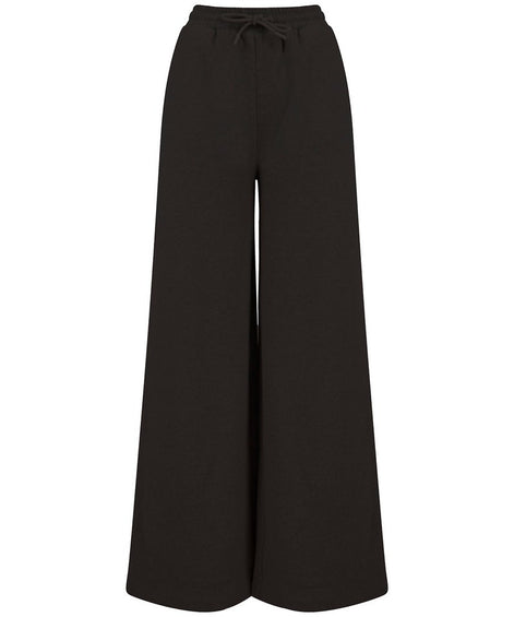 Regenerated Cotton Wide Leg Joggers: Womens
