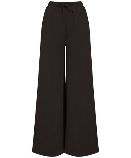 Regenerated Cotton Wide Leg Joggers: Women's
