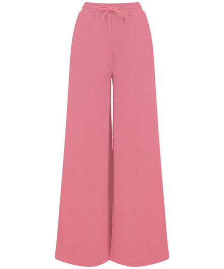 Regenerated Cotton Wide Leg Joggers: Women's