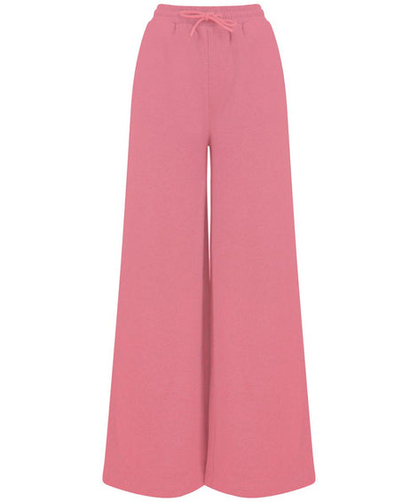 Regenerated Cotton Wide Leg Joggers: Womens