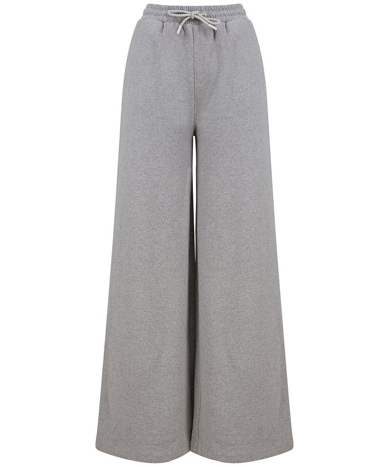 Regenerated Cotton Wide Leg Joggers: Women's