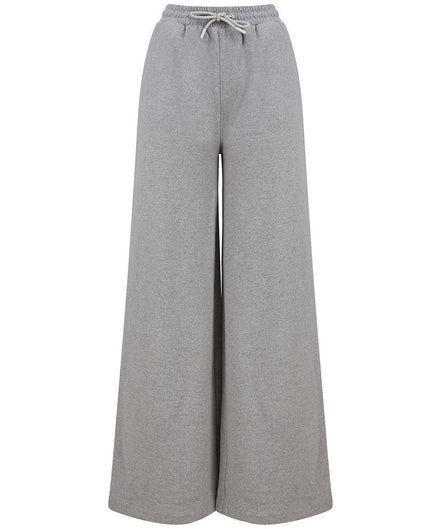 Regenerated Cotton Wide Leg Joggers: Women's