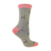 1 Pack Ladies Novelty Monkey Bamboo Socks