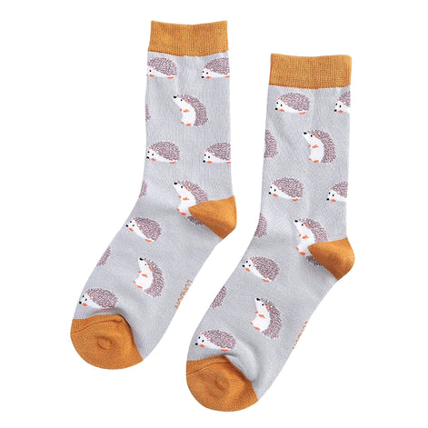 1 Pack Ladies Novelty Hedgehog Bamboo Socks