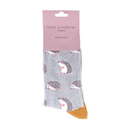 1 Pack Ladies Novelty Hedgehog Bamboo Socks