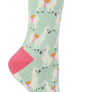 1 Pack Ladies Novelty Duck Egg Llama Bamboo Socks