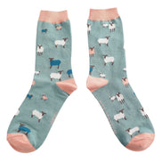 1 Pack Ladies Novelty Duck Egg Sheep Bamboo Socks
