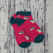 1 Pack Ladies Novelty Animal Themed Bamboo Trainer Socks