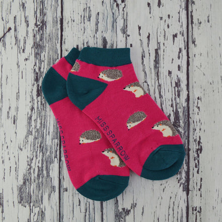1 Pack Ladies Novelty Animal Themed Bamboo Trainer Socks