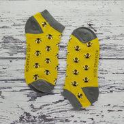 1 Pack Ladies Novelty Animal Themed Bamboo Trainer Socks