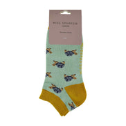 1 Pack Ladies Novelty Animal Themed Bamboo Trainer Socks