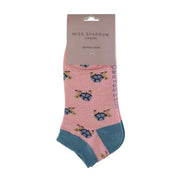 1 Pack Ladies Novelty Animal Themed Bamboo Trainer Socks