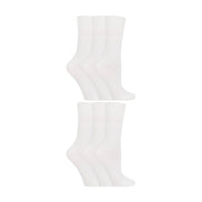 6 Pack Ladies Non Elastic Soft Top Cotton Diabetic Socks