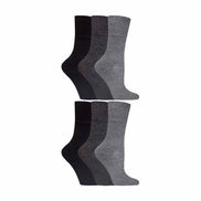 6 Pack Ladies Non Elastic Soft Top Cotton Diabetic Socks