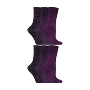 6 Pack Ladies Non Elastic Soft Top Cotton Diabetic Socks