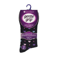 6 Pack Ladies Patterned Cotton Non Elastic Socks