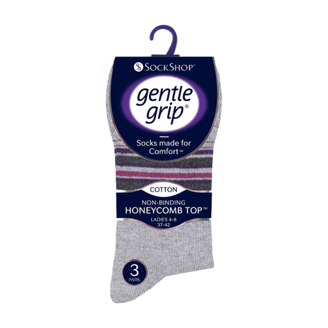 6 Pack Ladies Non Elastic Novelty Design Socks