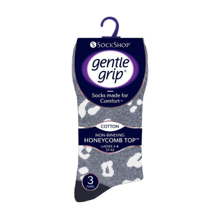6 Pack Ladies Non Elastic Novelty Design Socks