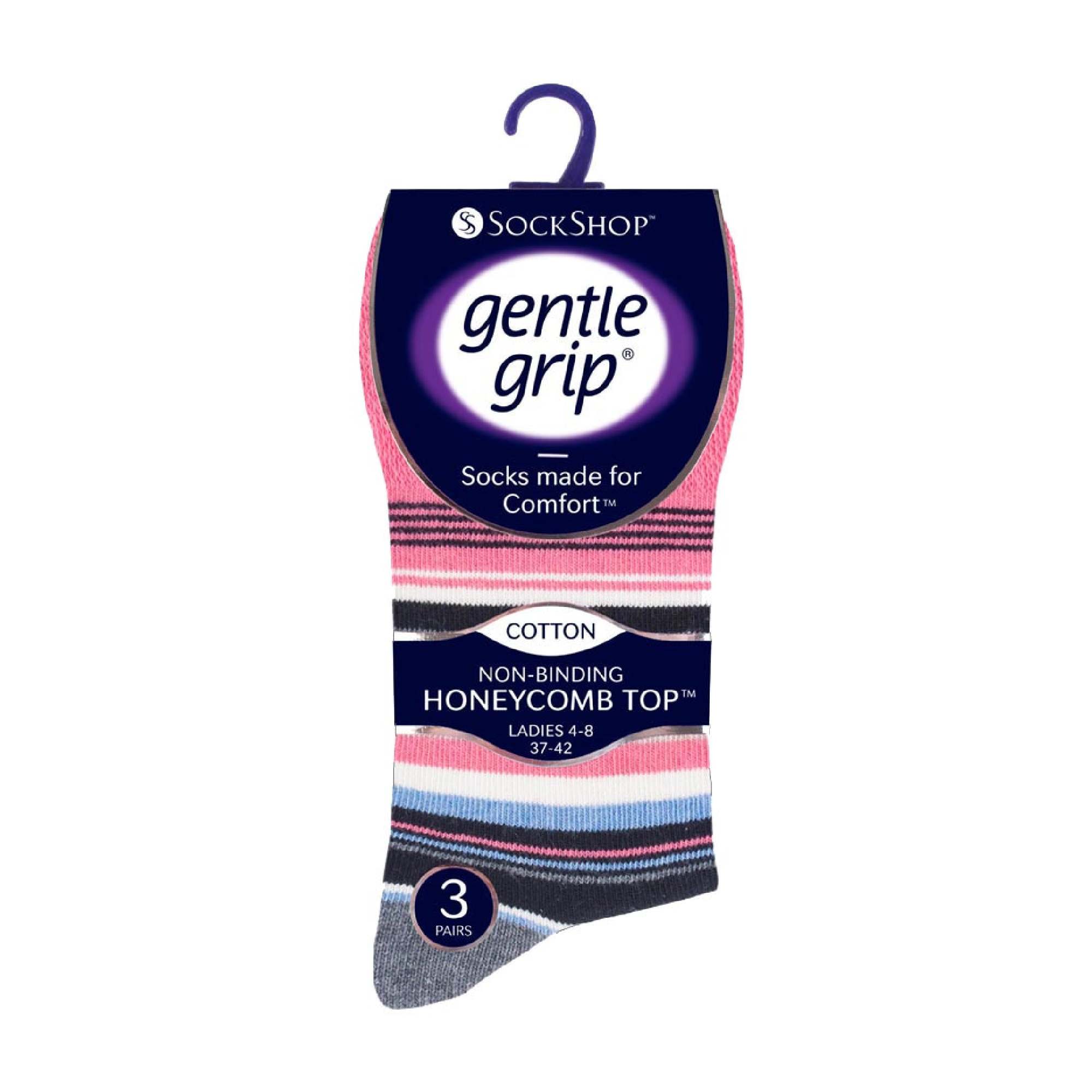 6 Pack Ladies Non Elastic Novelty Design Socks