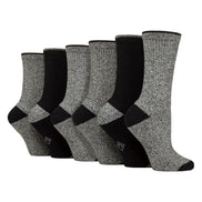 6 Pairs Ladies Water Repellent Midweight Outdoor Socks for Hiking & Walking