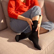 Ladies Non-binding Thermal HoneyComb Top Socks
