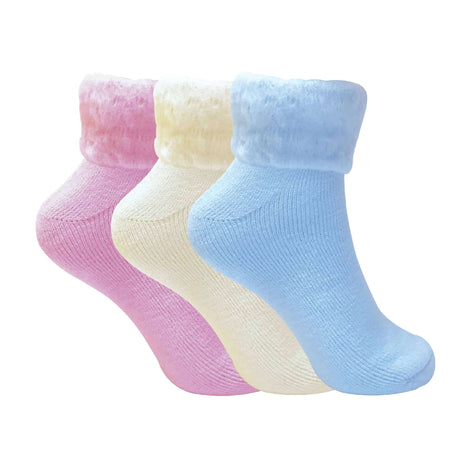 3 Pack Ladies Soft Warm Winter Bed Socks