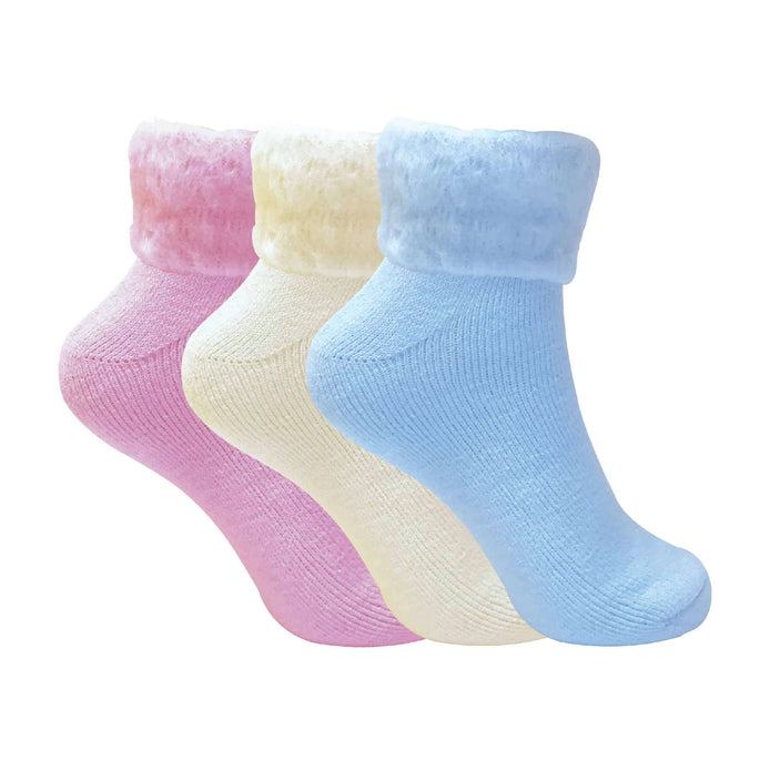 3 Pack Ladies Soft Warm Winter Bed Socks