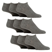 9 Pack Mens Diabetic Trainer Socks, Swollen Feet Wide Ankle Socks