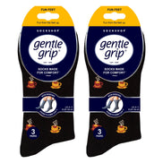 6 Pairs Mens  NON ELASTIC Cotton Rich Novelty Patterned Socks