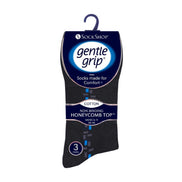 6 Pack Men's Non Elastic Honeycomb Cotton Socks