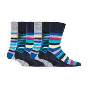 6 Pack Men's Cotton Rich Non Elastic Socks