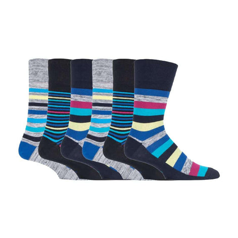 6 Pack Men's Cotton Rich Non Elastic Socks