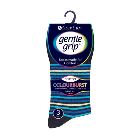 6 Pack Men's Cotton Rich Non Elastic Socks