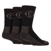 Mens Heavy Duty Durable Cushioned Hiking Socks with Reinforced Heel & Toe