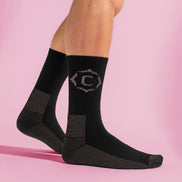 Mens Heavy Duty Durable Cushioned Hiking Socks with Reinforced Heel & Toe