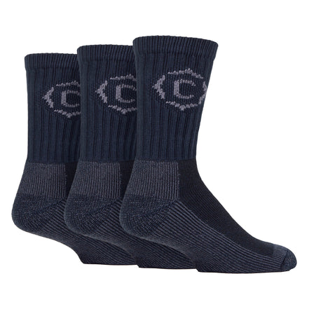 Mens Heavy Duty Durable Cushioned Hiking Socks with Reinforced Heel & Toe