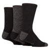 3 Pairs Mens Water Repellent Midweight Outdoor Socks for Hiking & Walking