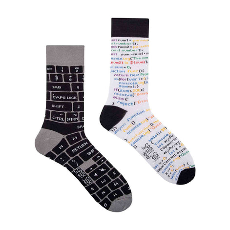 1 Pack Unisex Mismatched Novelty Odd Socks - IT Developer