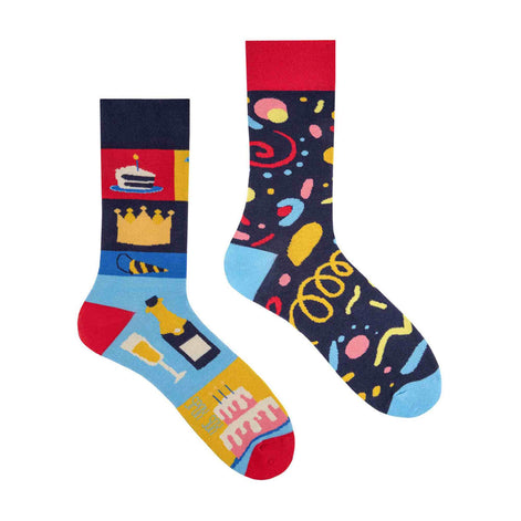 1 Pack Unisex Mismatched Novelty Odd Socks - Party