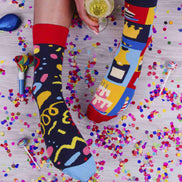 1 Pack Unisex Mismatched Novelty Odd Socks - Party